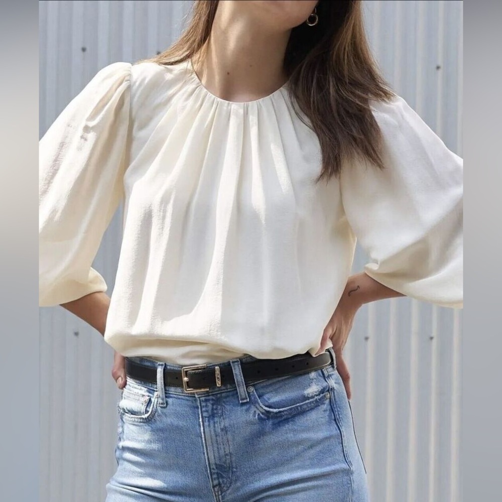 AYR FANCYTOWN SILK BLOUSE